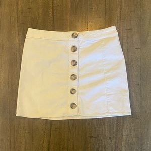 3/10 Corduroy cream skirt